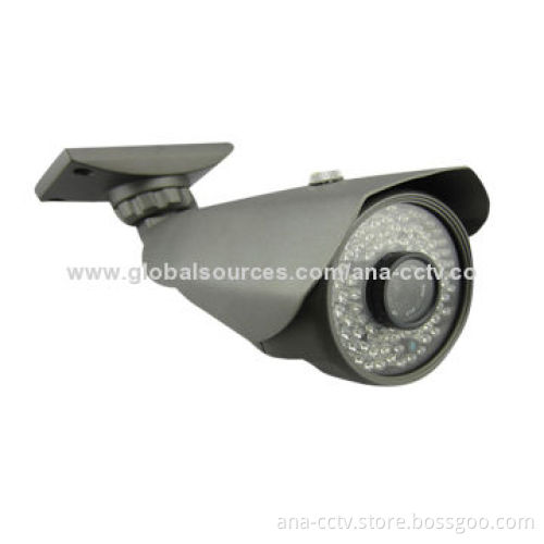 1/3-inch Sony CCD 700TVL 50m IR CCTV LED Camera, 1.0Vp-p, 75 Ohms Video Output